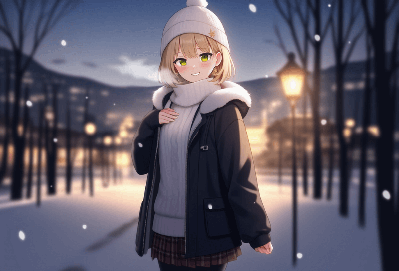 シード値を固定してプロンプトを変更して生成した画像