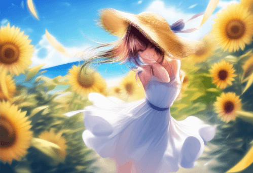 NovelAIで生成した画像(ステップ=8)