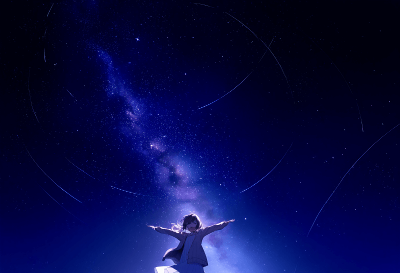 【背景の呪文】starry sky：星空