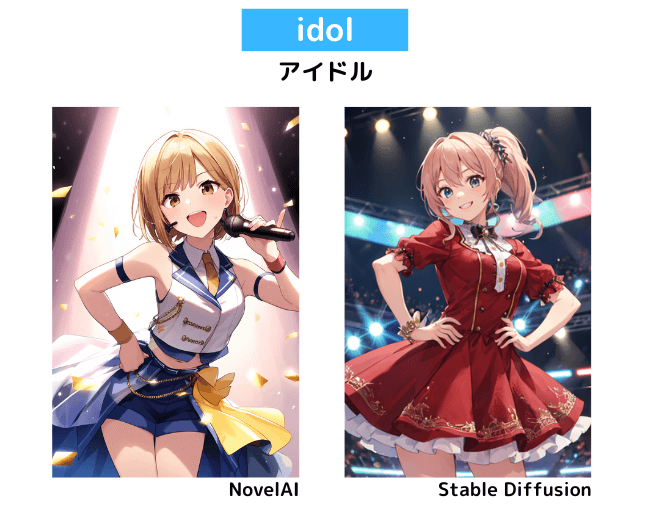 【服装の呪文】idol：アイドル