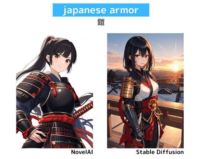 【服装の呪文】japanese armor：日本の鎧