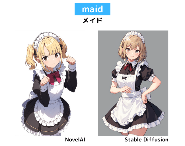 【服装の呪文】maid：メイド