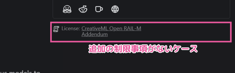 Civitaiのモデルライセンス（追加制限なし）