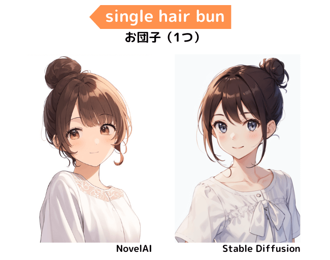 【髪型の呪文】single hair bun：1つのお団子ヘア