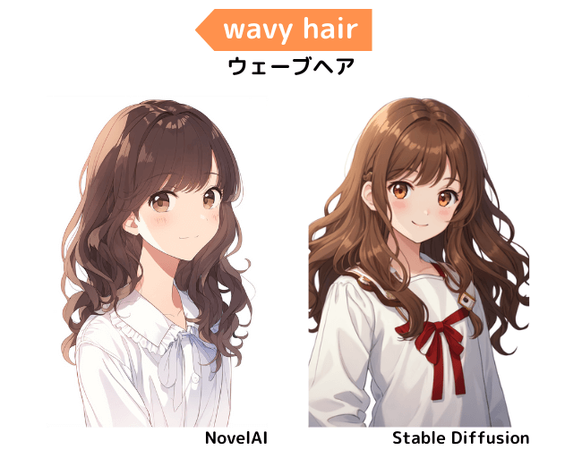 【髪型の呪文】wavy hair：ウェーブヘア