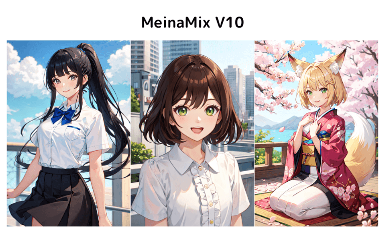 [Diffusresで使えるStable Diffusionモデル] MeinaMixV10