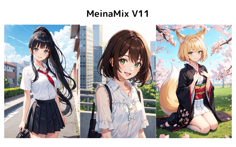 [Diffusresで使えるStable Diffusionモデル] MeinaMixV11