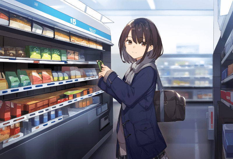 【背景の呪文】convenience store：コンビニ