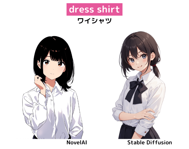 【服装の呪文】dress shirt：ワイシャツ