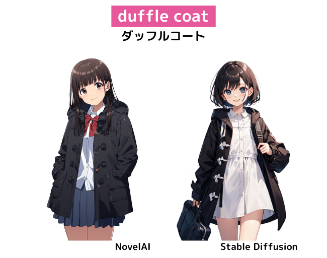 【服装の呪文】duffle coat：ダッフルコート