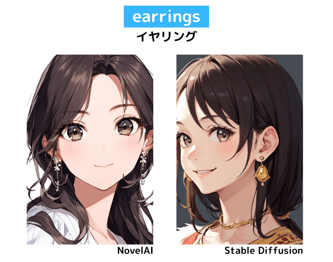 【服装の呪文】earrings：イヤリング
