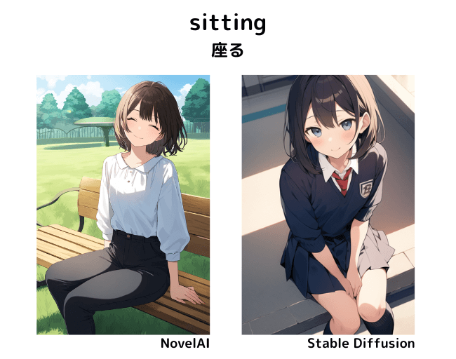 【呪文】sitting：座る