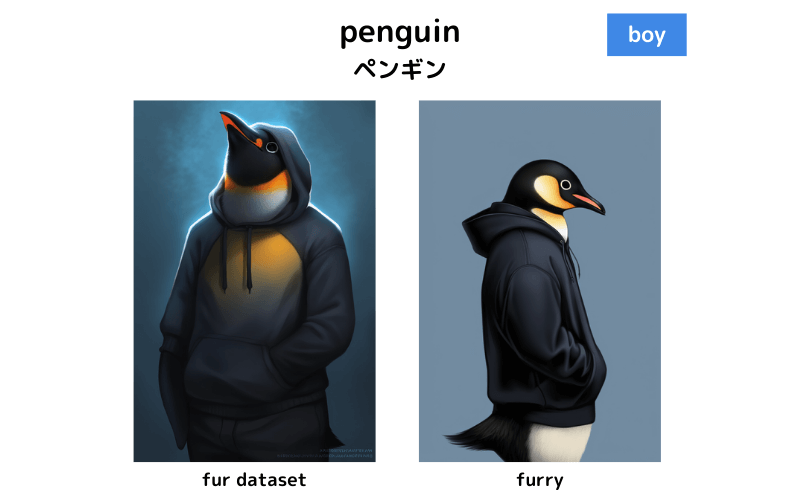 [NovelAI] ペンギン（男性）