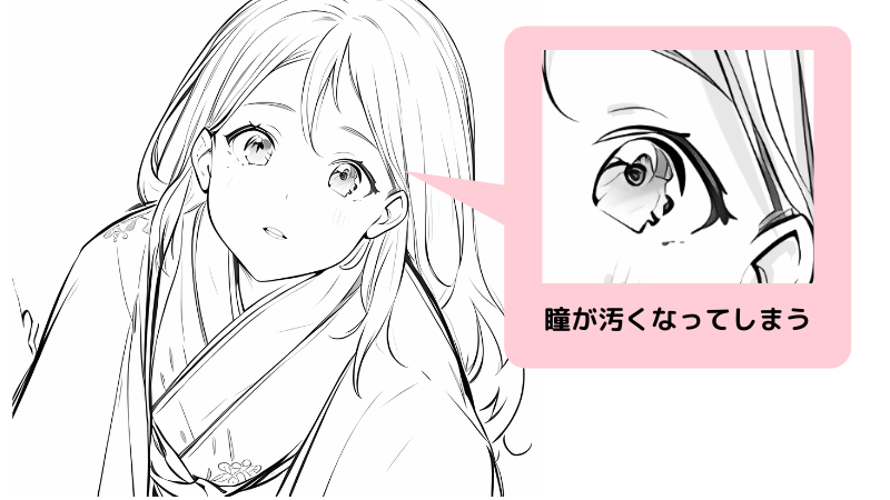 画像生成AIの苦手なこと:瞳を描く