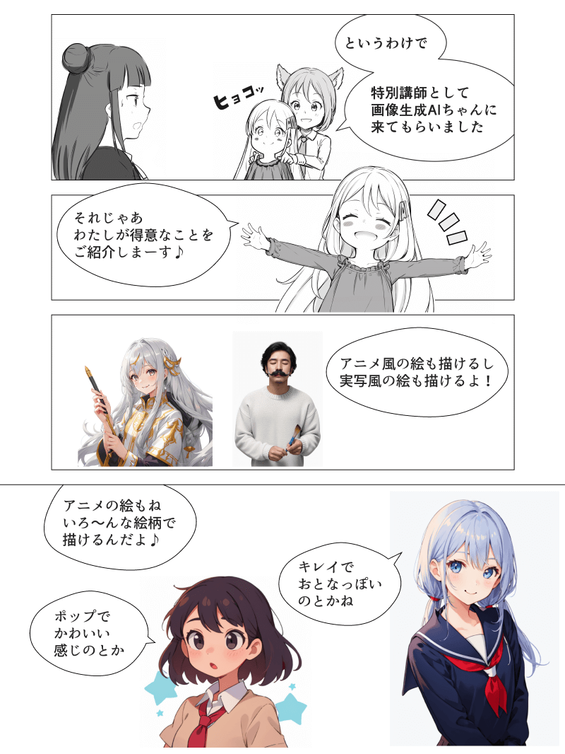 「はじめてのAIイラスト入門」漫画