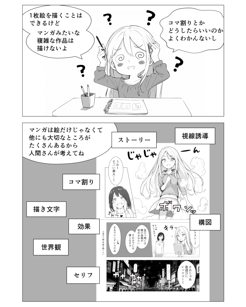 「はじめてのAIイラスト入門」漫画