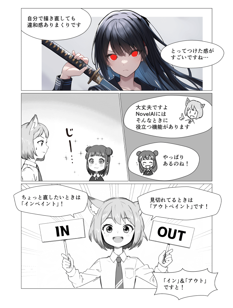 「NovelAI発展テクニック」の解説漫画