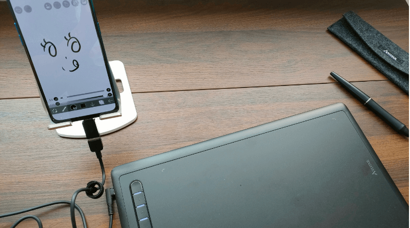 【Artisul M0610Pro】スマホとの接続