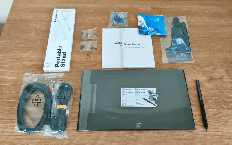 [XPPen Artist 12 3rd] パッケージの中身