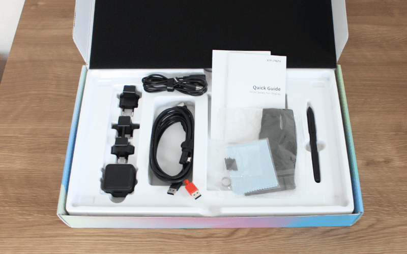 「XPPen Artist 16セカンド」の同梱品